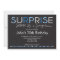Blue Surprise Birthday Invitation