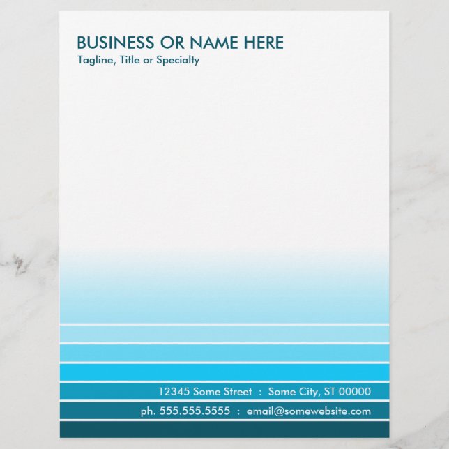 blue swatch customised letterhead (Front)
