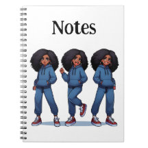 Blue Sweatsuit Notebook