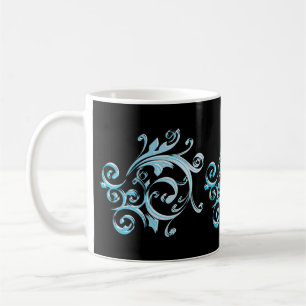 Blue Swirl Art Mug