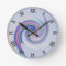 blue swirl clock