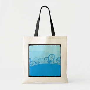 Blue Swirl Fantasy Tote Bag