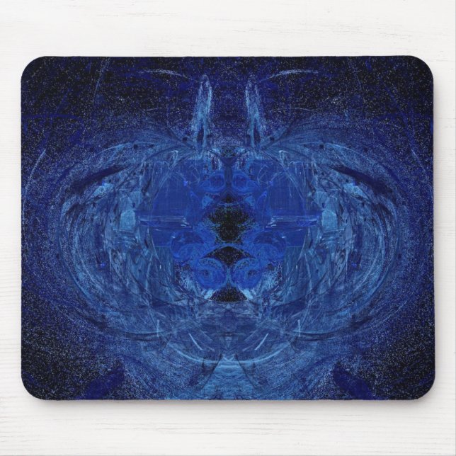 Blue Swirl Mousepad (Front)
