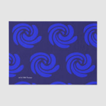 Blue Swirl Tissue Paper