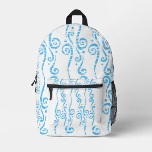 Blue Swirls Backpack 