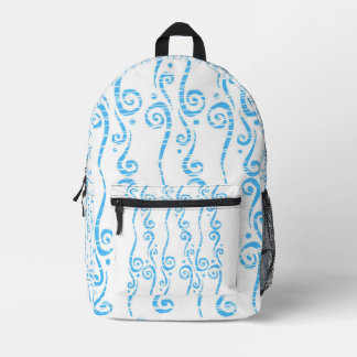 Blue Swirls Backpack