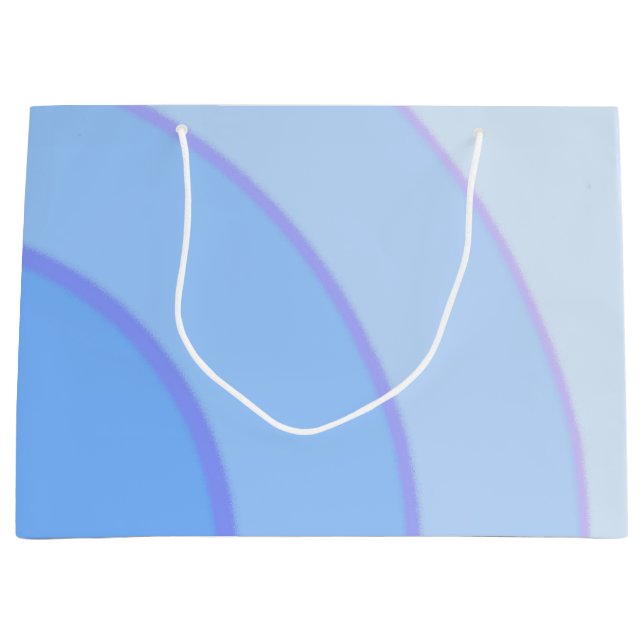 Blue Swirls Gift Bag (Front)