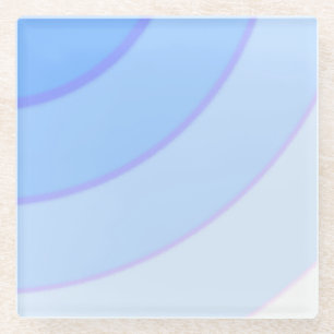 Blue Swirls Glass Coaster