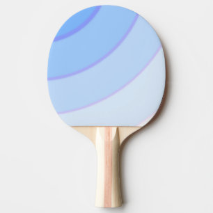 Blue Swirls Ping Pong Paddle