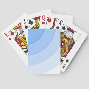 Blue Swirls Playing Cards