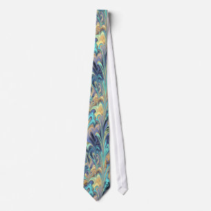 Blue Swirls Tie