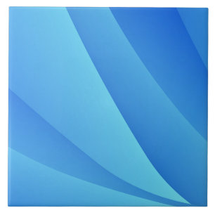 Blue Swirls Tile