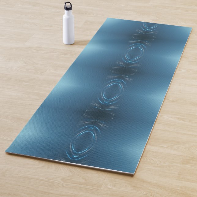 Blue Swirls Yoga Mat (In Situ)