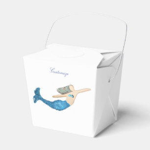 Blue-tail Mermaid Swimming Thunder_Cove Favour Box