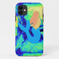 blue-tailed mermaid design
