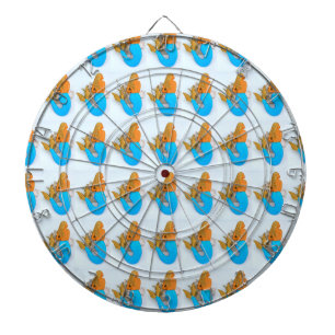 blue-tailed mermaids dartboard