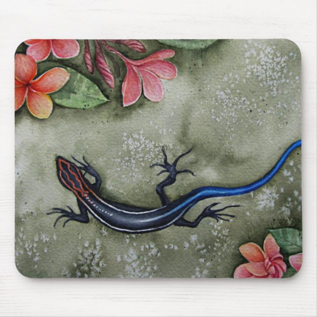 Blue-tailed racer skink mouse mat (Front)