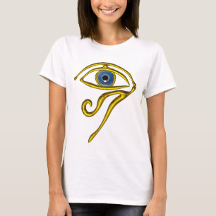 BLUE TALISMAN / GOLD HORUS EYE T-Shirt