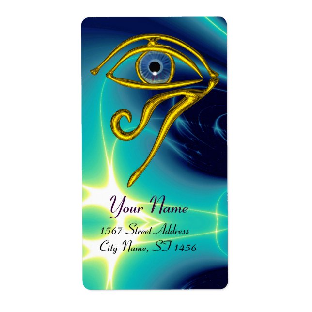 BLUE TALISMAN Horus Eye Turquoise (Front)