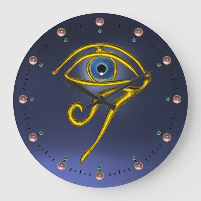 BLUE TALISMAN LARGE CLOCK (Front)