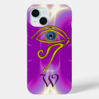 BLUE TALISMAN MONOGRAM  Pink Fuchsia Purple