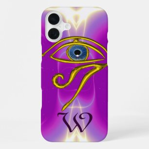 BLUE TALISMAN MONOGRAM Pink Fuchsia Purple iPhone 16 Plus Case