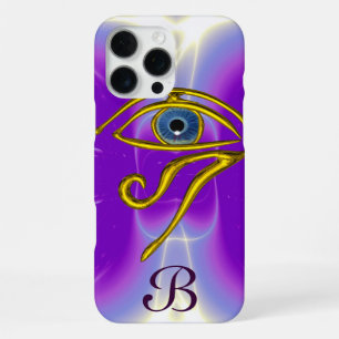 BLUE TALISMAN MONOGRAM Pink Fuchsia Purple iPhone 16 Pro Max Case