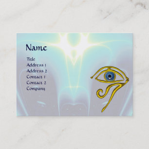 BLUE TALISMAN, purple  white Business Card