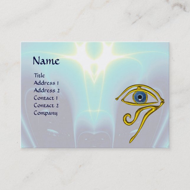 BLUE TALISMAN, purple  white Business Card (Front)