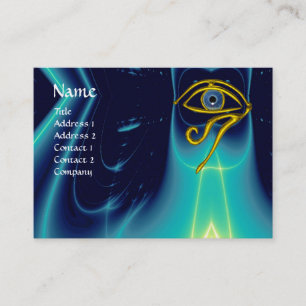 BLUE TALISMAN, purple  white Business Card