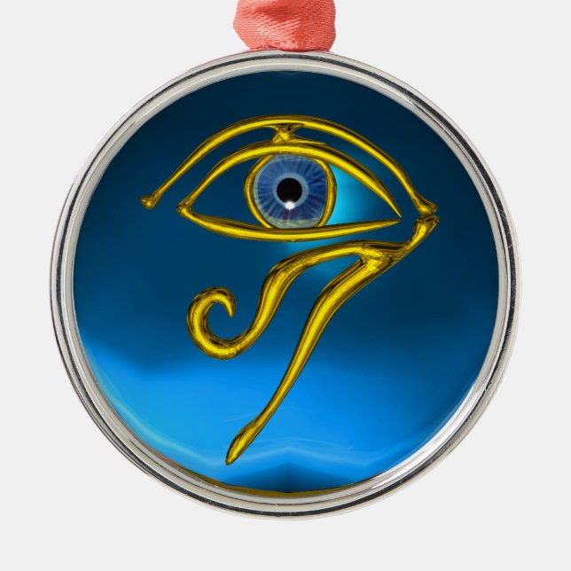 BLUE TALISMAN , Sapphire Metal Tree Decoration (Front)