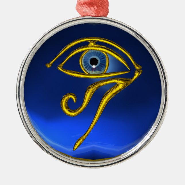 BLUE TALISMAN , Sapphire Metal Tree Decoration (Front)