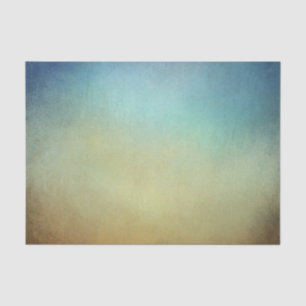 Blue & Tan Fade Artistic Tissue Paper