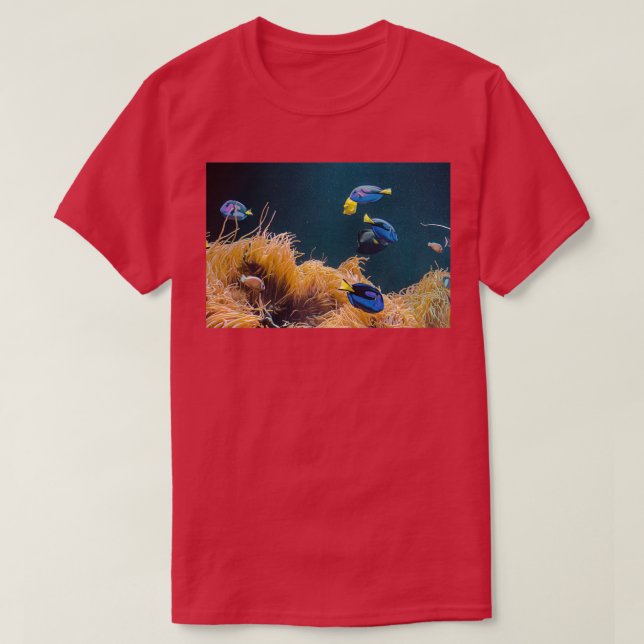 Blue Tang Classic TShirt (Design Front)