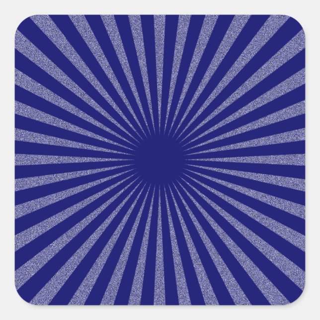 Blue Target - Square Sticker (Front)