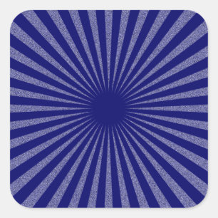 Blue Target - Square Sticker