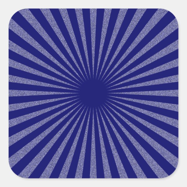 Blue Target - Square Sticker (Front)