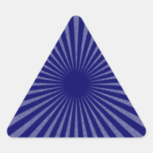 Blue Target - Triangle Sticker