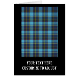 Blue tartan plaid