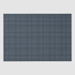 Blue Tartan Plaid Christmas Tissue Paper   Elegant