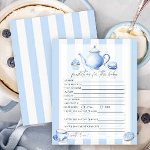 Blue tea party - Baby predictions and advice