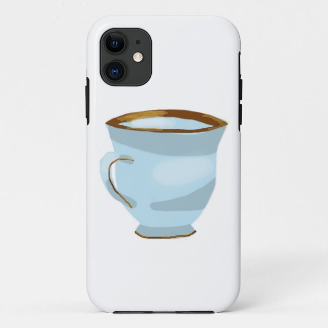 Blue Teacup iPhone 5 Case (Back)
