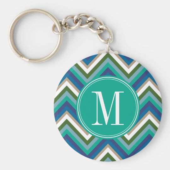 blue_teal_chevron_pattern_with_monogram_key_ring r326df83835204acfba5446c665be50e1_x7j3z_8byvr_540