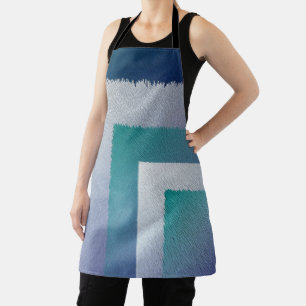blue teal gray ex pastel apron