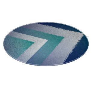blue teal grey ex pastel cutting board