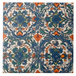 Blue Teal  Portuguese Tiles for Timeless Beauty