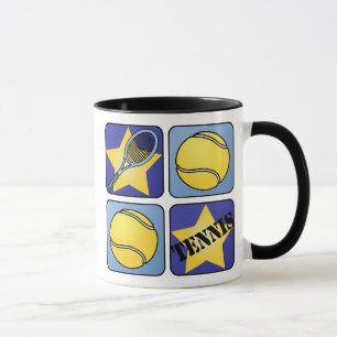 Blue Tennis Mug