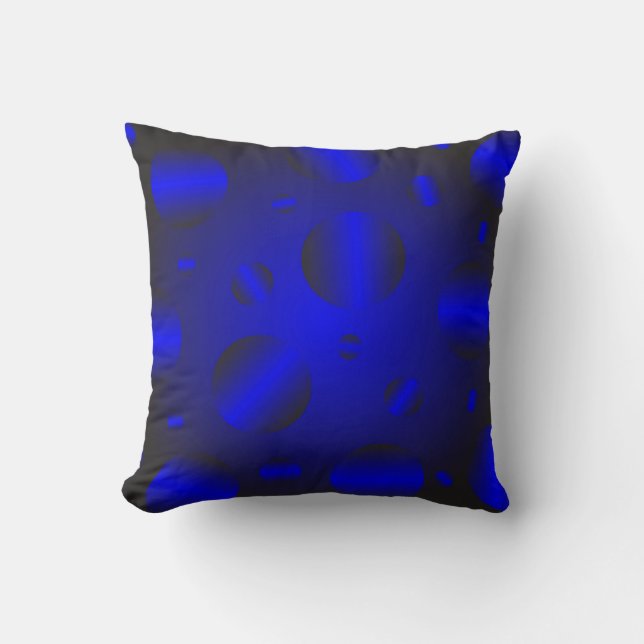 Blue texture cushion (Front)