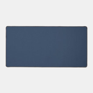 Blue Textured Desk Mat for Comfort and Style