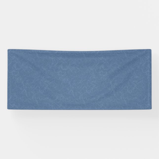 Blue textured pattern with swirling cloud banner (Horizontal)